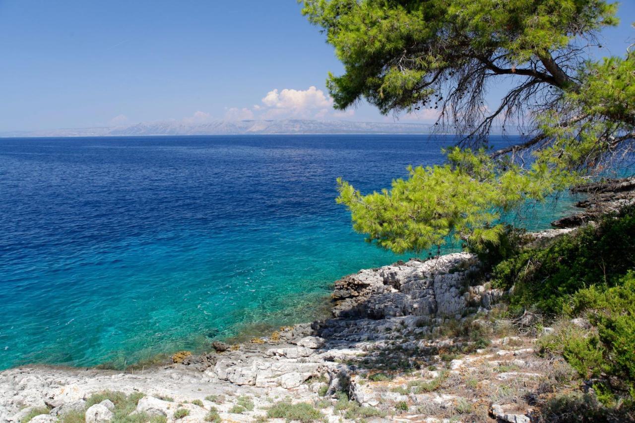 Unique Seaside Villa With Pool Vela Luka Exterior foto